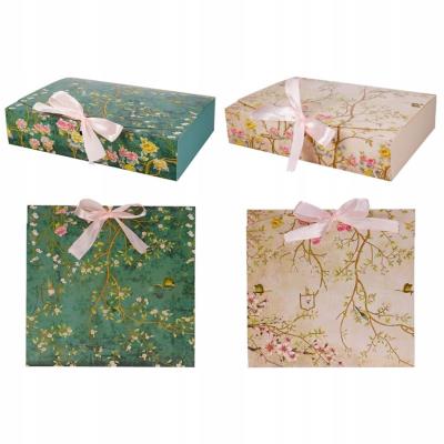 Opakowanie Pudełko na prezenty składane 23x17cm gałązki 2szt.