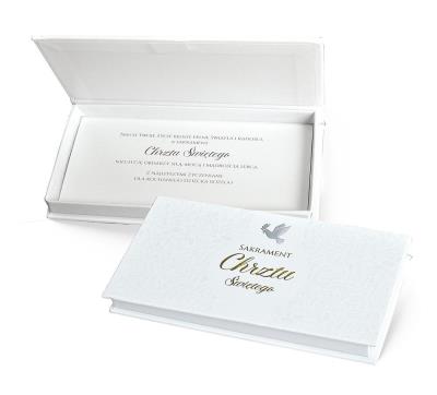 Opakowanie Pudełko ozdobne na banknoty Chrzest
