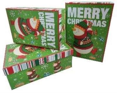 Opakowanie Pudełko prezentowe BN 26x18x10,2cm MIX