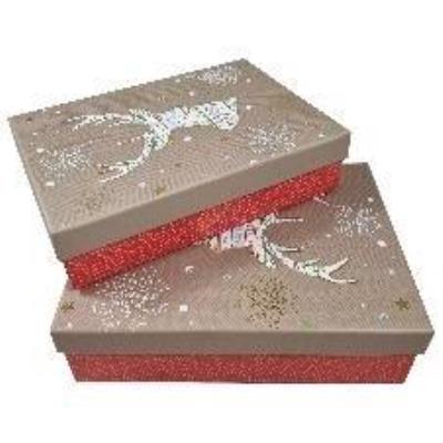 Opakowanie Pudełko prezentowe Boże Narodzenie 18x23x6cm