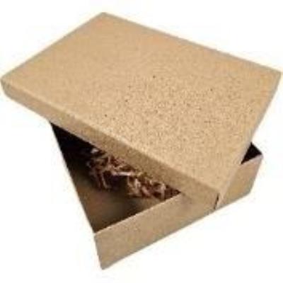 Pudełko prezentowe kraft beżowe 23x16x6,5cm. Wydawca: Ziemia Obiecana. SmakLiter.pl Opakowanie Pudełko prezentowe kraft beżowe 23x16x6,5cm