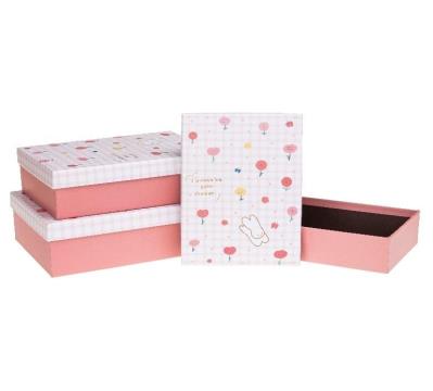 Opakowanie Pudełko prezentowe PR Królik 3szt ROZETTE