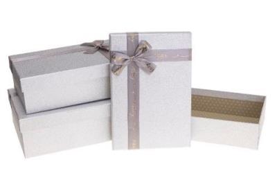 Opakowanie Pudełko prezentowe PUG-20P16-PR 3szt ROZETTE