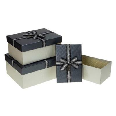 Opakowanie Pudełko prezentowe PUG-22089-PR 3szt ROZETTE