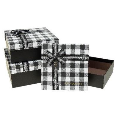 Opakowanie Pudełko prezentowe PUG-22157-KW 3szt ROZETTE