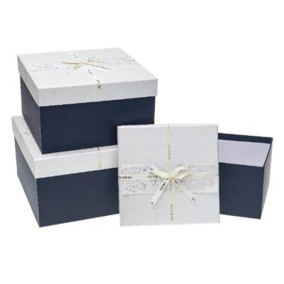 Opakowanie Pudełko prezentowe PUG-23215-KW 3szt ROZETTE