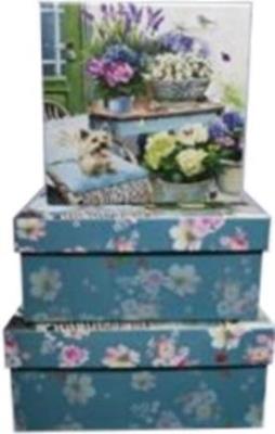 Opakowanie Pudełko prezentowe PUK-22002-KW 3szt ROZETTE