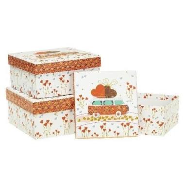 Opakowanie Pudełko prezentowe PUWL-22001-KW 3szt ROZETTE