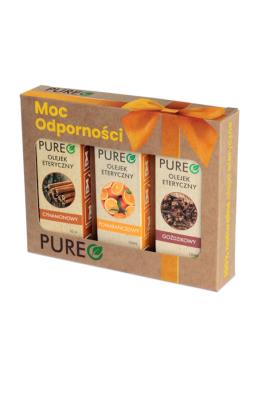 Pureo Zestaw olejków eterycznych Moc odporności 3x10ml. Producent: Pureo. SmakLiter.pl Zdjęcie produktu Pureo Zestaw olejków eterycznych Moc odporności 3x10ml