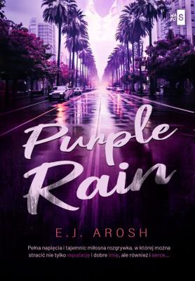 Purple Rain. Autor: Arosh E. J.. SmakLiter.pl Okładka książki Purple Rain