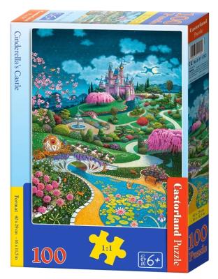 Puzzle 100 Cinderella's Castle CASTOR. Wydawca: Castorland. SmakLiter.pl Opakowanie Puzzle 100 Cinderella's Castle CASTOR