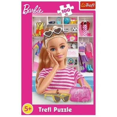 Opakowanie Puzzle 100 Poznaj Barbie TREFL
