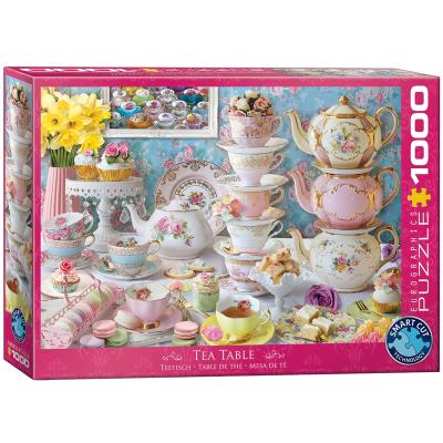 Puzzle 1000 5 o'clock Tea Table 6000-5764. Wydawca: Eurographics. SmakLiter.pl Opakowanie Puzzle 1000 5 o'clock Tea Table 6000-5764