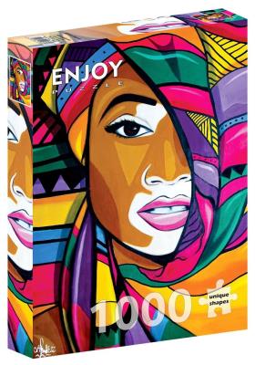 Opakowanie Puzzle 1000 Afrykańska piękność