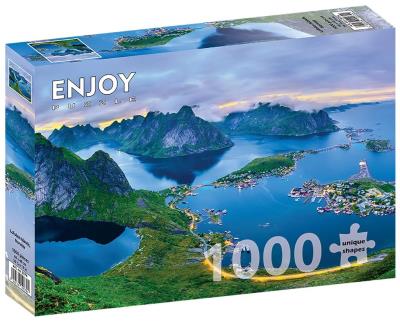 Opakowanie Puzzle 1000 Archipelag Lofoty, Norwegia