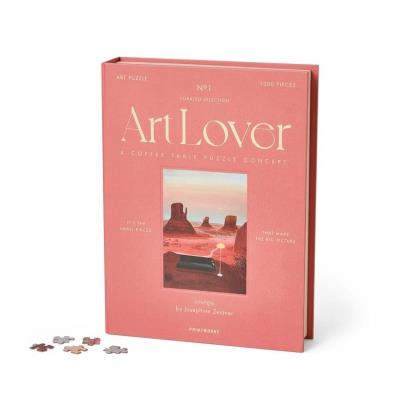 Puzzle 1000 Art Lover Book - Lounge. Wydawca: Printworks. SmakLiter.pl Opakowanie Puzzle 1000 Art Lover Book - Lounge