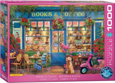 Opakowanie Puzzle 1000 Books & Coffee by Gary Walton 6000-5869