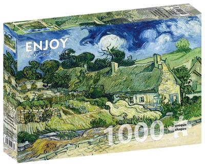 Opakowanie Puzzle 1000 Chaty kryte słomą w Cordeville...