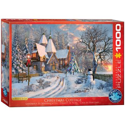 Puzzle 1000 Christmas Cottage 6000-0790. Wydawca: Eurographics. SmakLiter.pl Opakowanie Puzzle 1000 Christmas Cottage 6000-0790