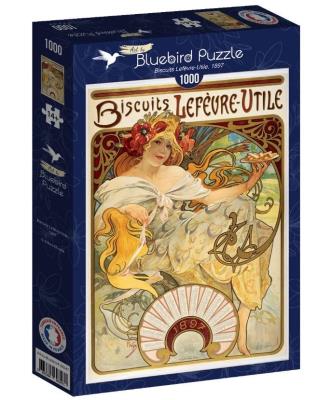 Opakowanie Puzzle 1000 Ciasteczka Lefevre-Utile, Alfons Mucha