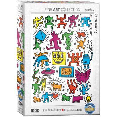 Opakowanie Puzzle 1000 Collage by Keith Haring 6000-5513