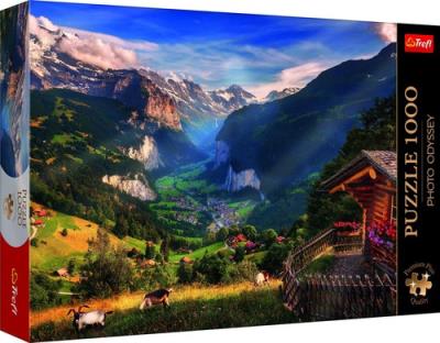 Opakowanie Puzzle 1000 Dolina Lauterbrunnen TREFL