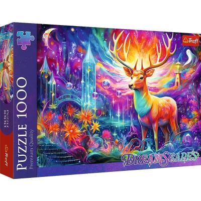 Opakowanie Puzzle 1000 DreamScapes: Mistyczny jeleń TREFL