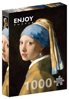 Opakowanie Puzzle 1000 Dziewczyna z perłą, Johannes Vermeer