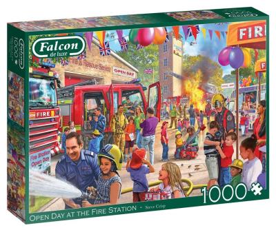 Opakowanie Puzzle 1000 Falcon Dzień otwarty w straży pożarnej