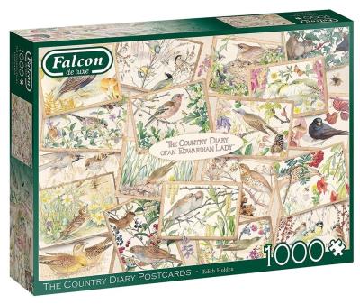 Opakowanie Puzzle 1000 Falcon Pocztówki z ptakami G3