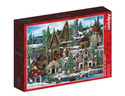 Opakowanie Puzzle 1000 Gnomy na wakacjach