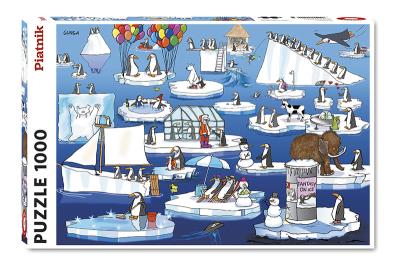 Puzzle 1000 Gunga, Życie Na Antarktyce PIATNIK. Wydawca: Piatnik. SmakLiter.pl Opakowanie Puzzle 1000 Gunga, Życie Na Antarktyce PIATNIK