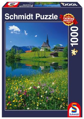 Opakowanie Puzzle 1000 Inzell, Bawaria, Niemcy