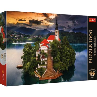 Opakowanie Puzzle 1000 Jezioro Bled, Słowenia TREFL