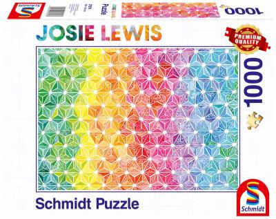 Opakowanie Puzzle 1000 Josie Lewis, Kolorowe trójkąty