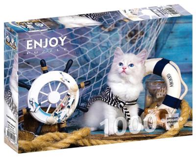 Opakowanie Puzzle 1000 Kapitan kotek