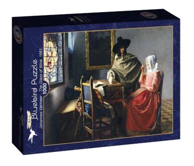 Opakowanie Puzzle 1000 Kieliszek wina, Vermeer