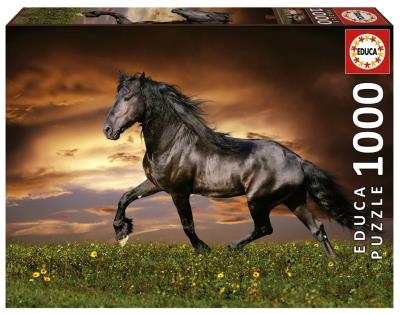 Opakowanie Puzzle 1000 Kłusujący koń