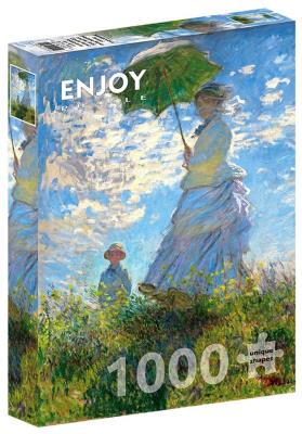 Opakowanie Puzzle 1000 Kobieta z parasolem, Claude Monet