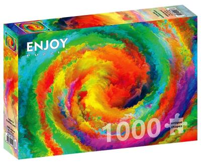 Opakowanie Puzzle 1000 Kolorowy wir gradientu
