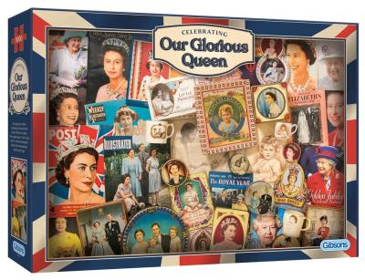 Opakowanie Puzzle 1000 Królowa Elżbieta II