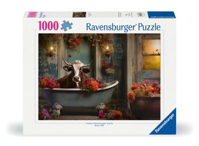 Opakowanie Puzzle 1000 Krowa w kąpieli