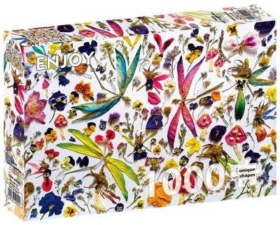 Opakowanie Puzzle 1000 Kwiaty i ważki