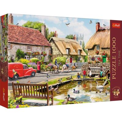 Opakowanie Puzzle 1000 Lato w miasteczku TREFL