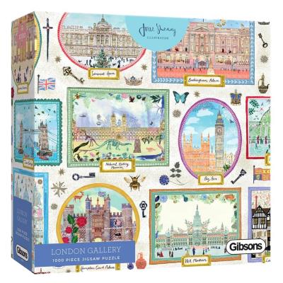 Opakowanie Puzzle 1000 Londyńska galeria sławnych miejsc