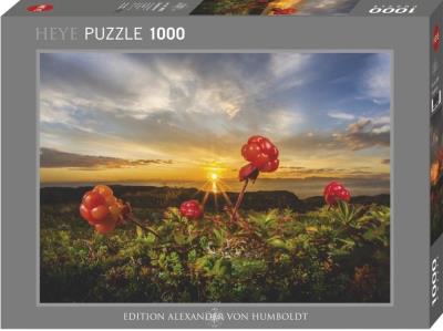 Opakowanie Puzzle 1000 Malina Nordycka z zachodem słońca