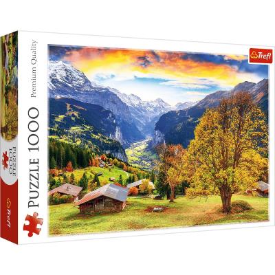 Puzzle 1000 Malownicza alpejska wioska 10775. Wydawca: Trefl PAP. SmakLiter.pl Opakowanie Puzzle 1000 Malownicza alpejska wioska 10775