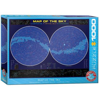 Puzzle 1000 Map of the Sky 6000-1010. Wydawca: Eurographics. SmakLiter.pl Opakowanie Puzzle 1000 Map of the Sky 6000-1010