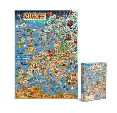 Opakowanie Puzzle 1000 Mapa Europy