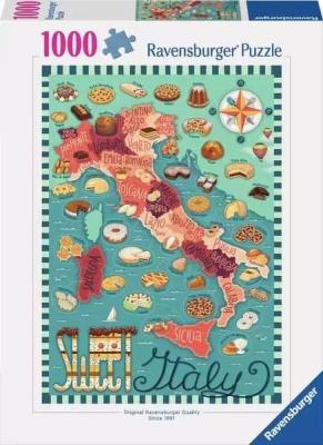 Opakowanie Puzzle 1000 Mapa włoskich słodkości